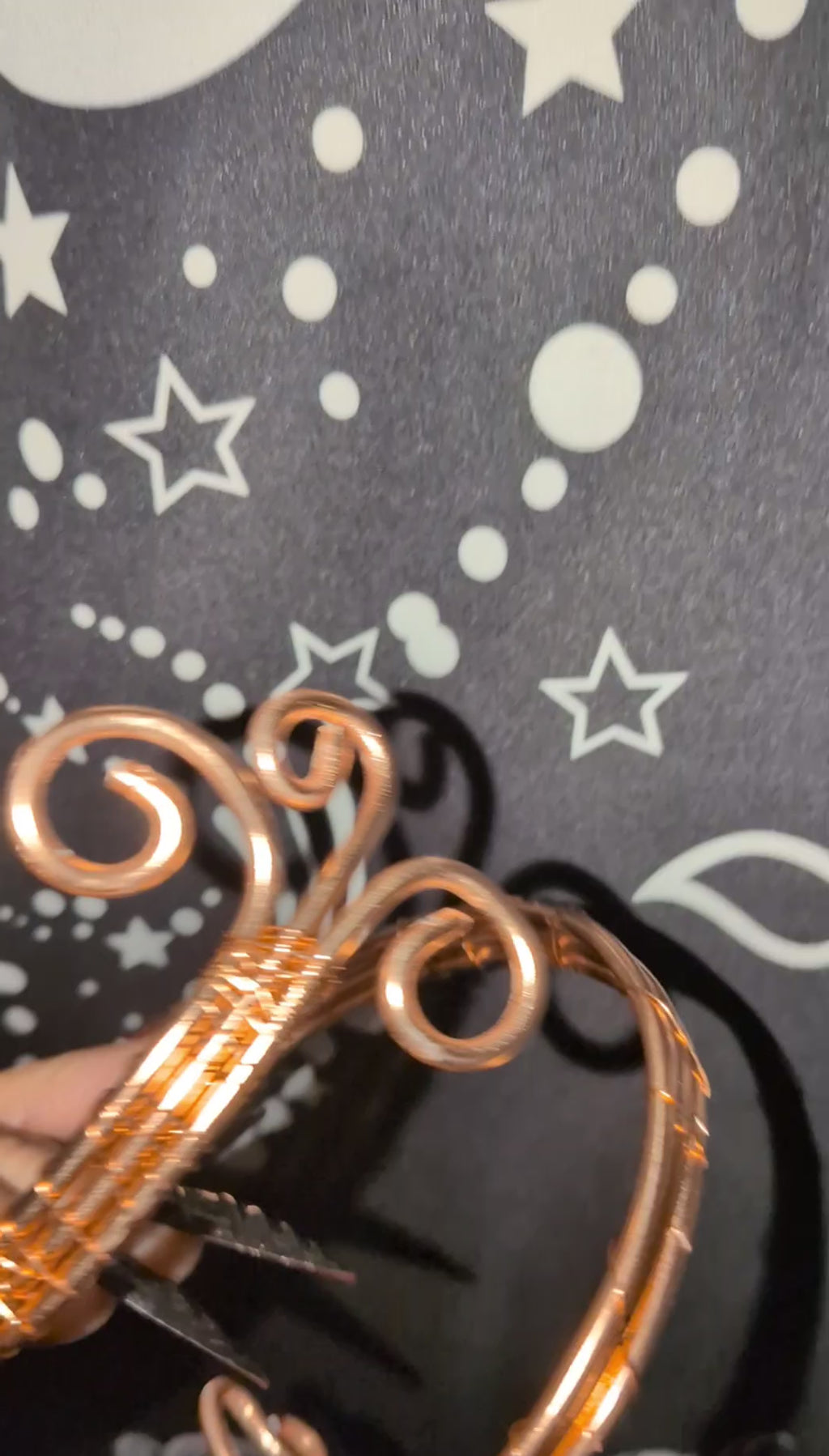 Copper arm cuff