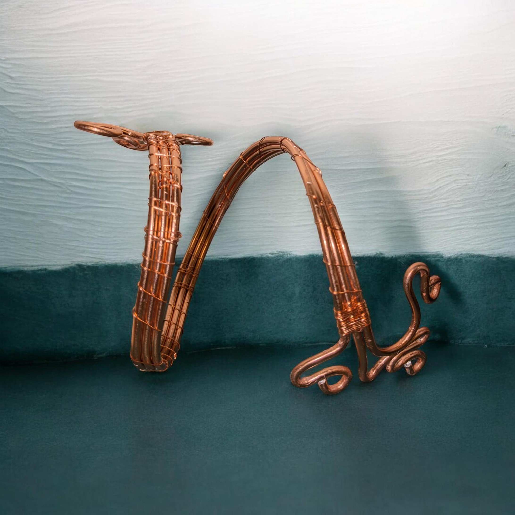 Copper arm cuff