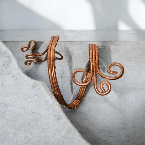 Copper arm cuff