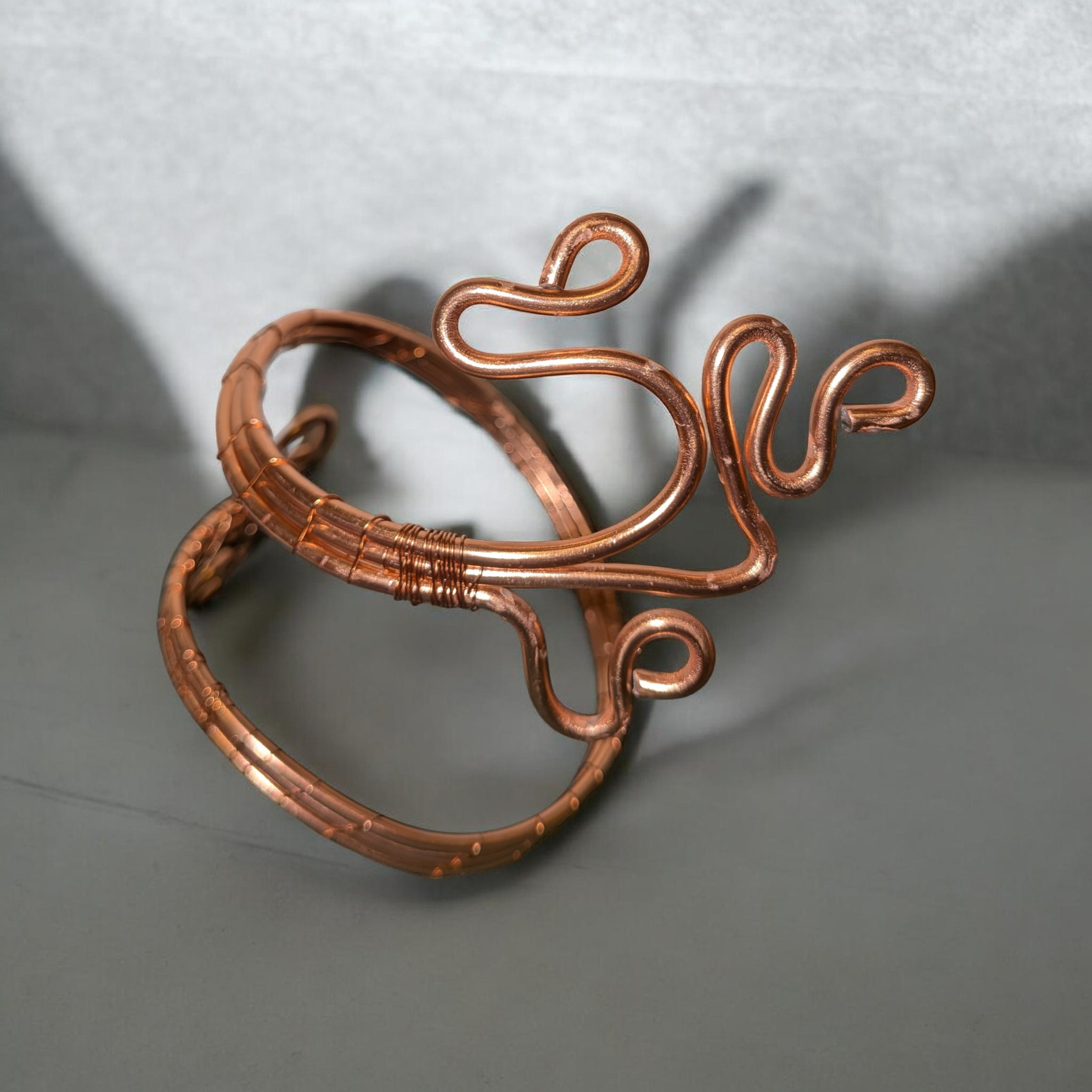 Copper arm cuff