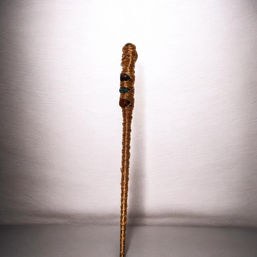 Copper wrapped wand